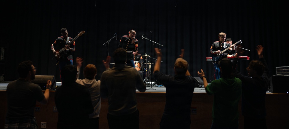 Marine Band San Diego Performs at Sheboygan North High School
