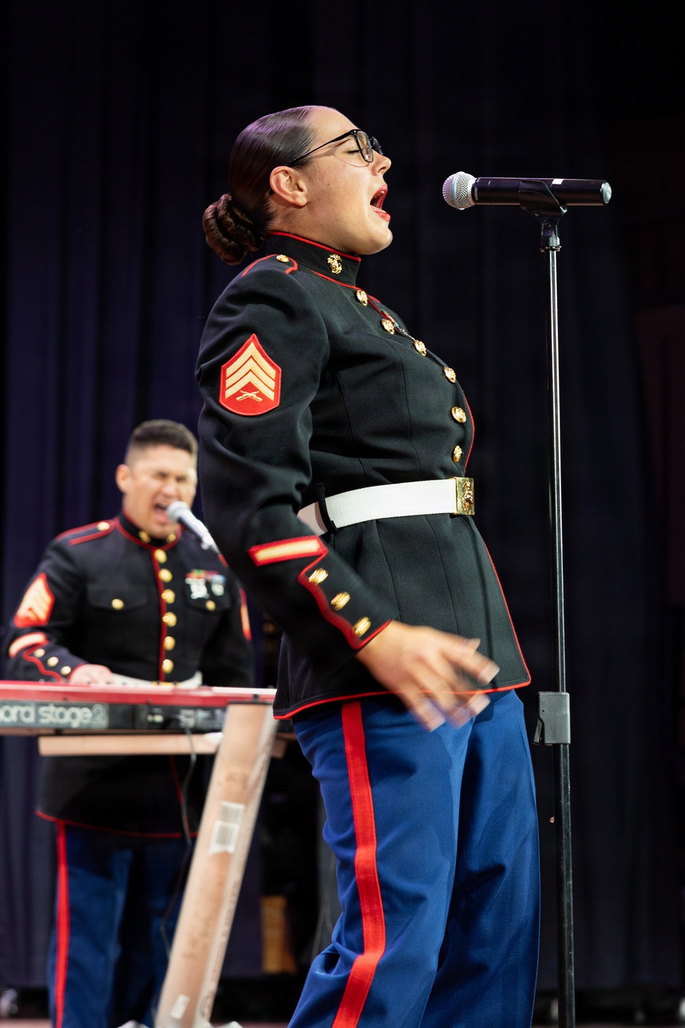 Marine Band San Diego Performs at Sheboygan Falls High School