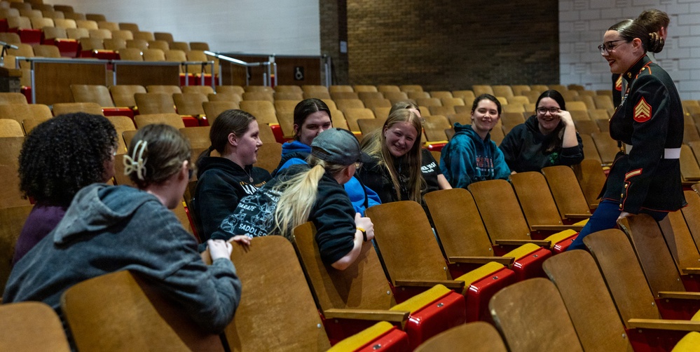 Marine Band San Diego Performs at Sheboygan Falls High School