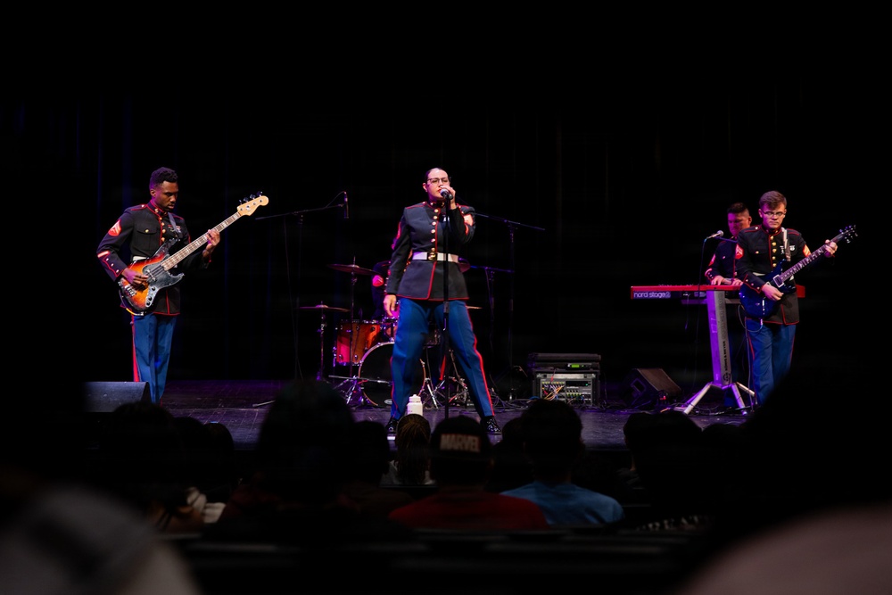 Marine Band San Diego Performs at Robert M. La Follette High School