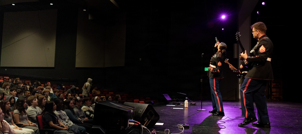 Marine Band San Diego Performs at Robert M. La Follette High School