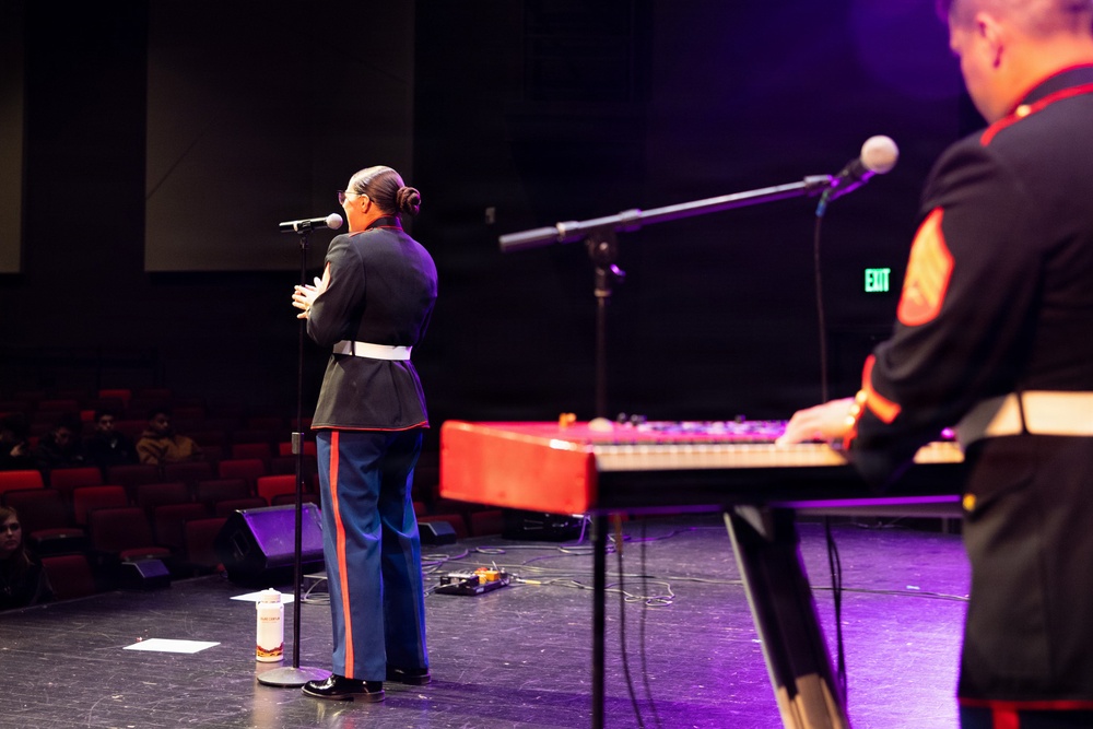 Marine Band San Diego Performs at Robert M. La Follette High School