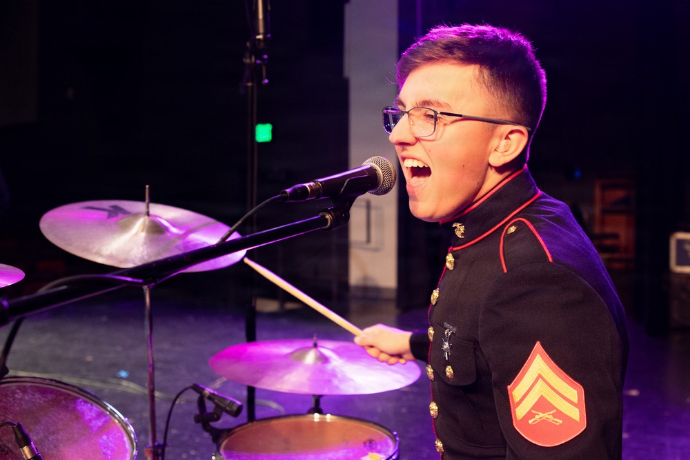 Marine Band San Diego Performs at Robert M. La Follette High School