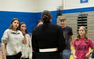 Marine Band San Diego Performs at Random Lake High School