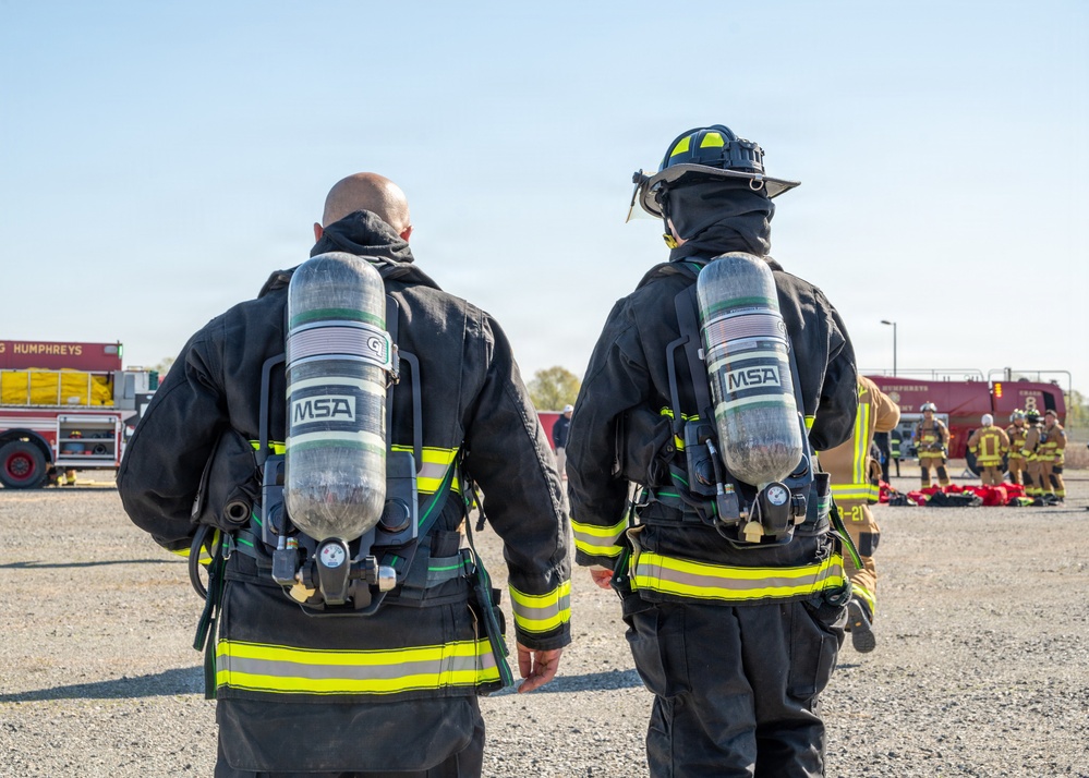 U.S. Army Garrison Humphreys Conducts Joint Aircraft Fire Training