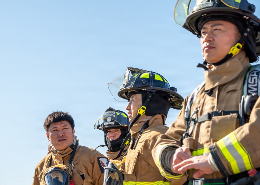 U.S. Army Garrison Humphreys Conducts Joint Aircraft Fire Training