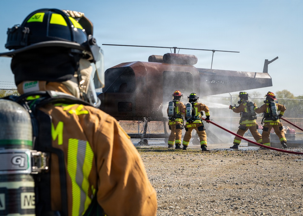 U.S. Army Garrison Humphreys Conducts Joint Aircraft Fire Training