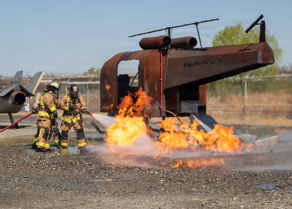 U.S. Army Garrison Humphreys Conducts Joint Aircraft Fire Training