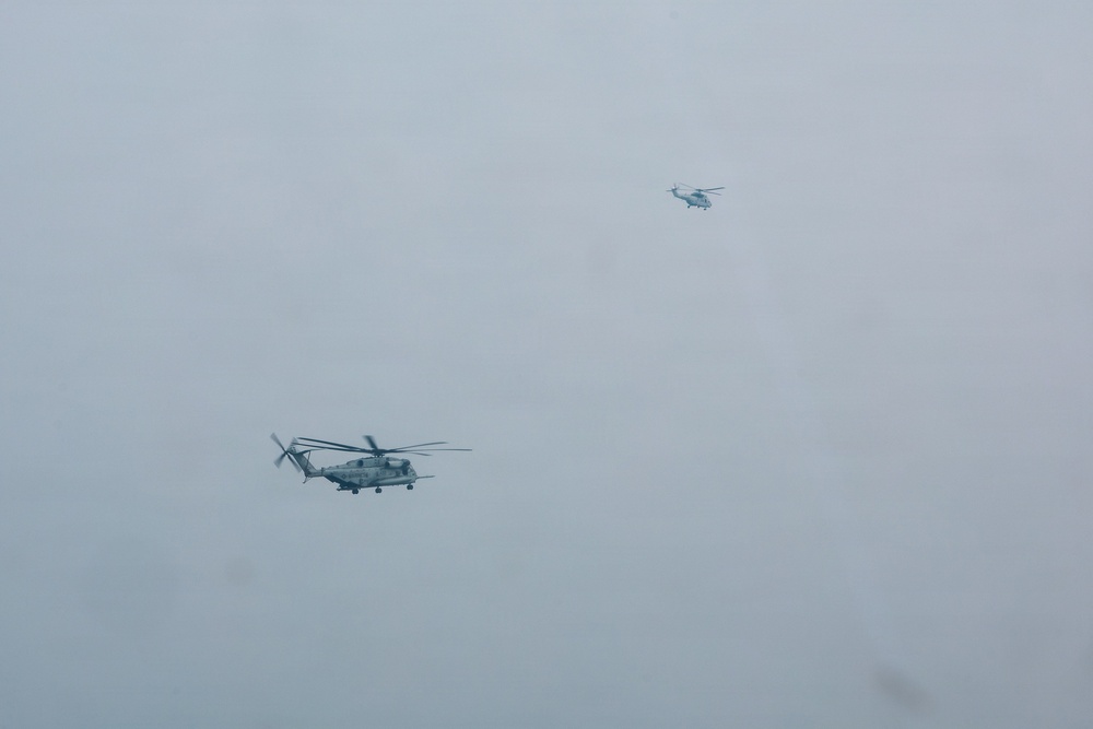 HMH-466, ROK Marine Corps practice aerial gunnery