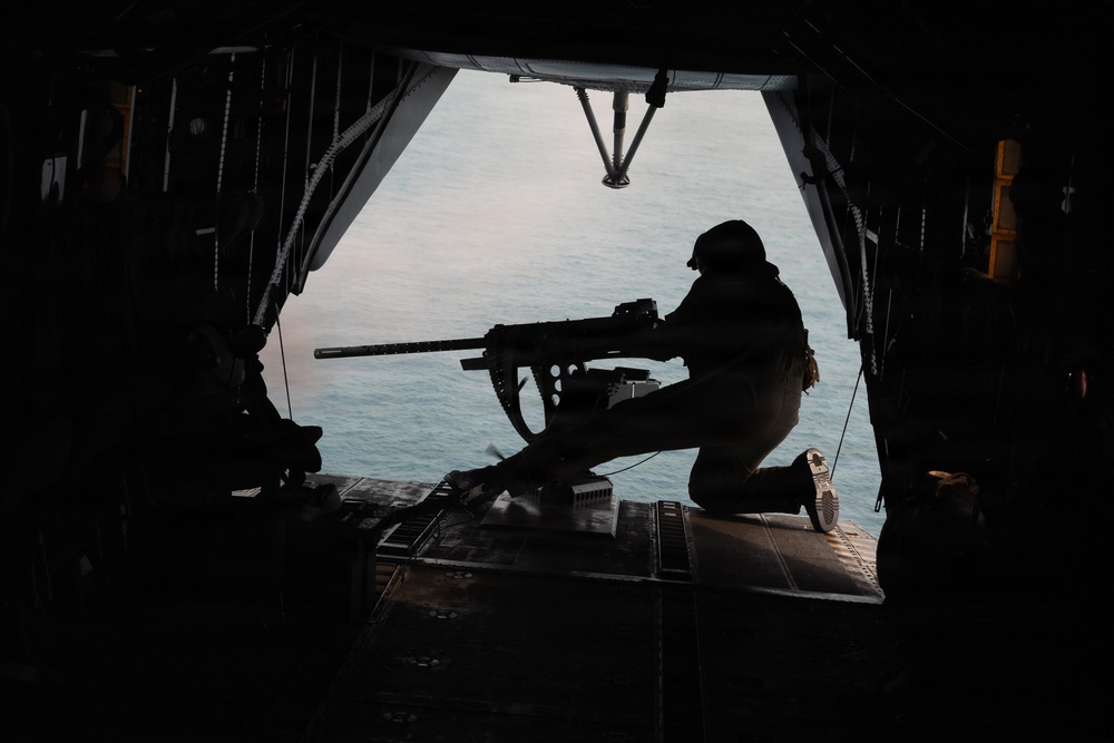 HMH-466, ROK Marine Corps practice aerial gunnery