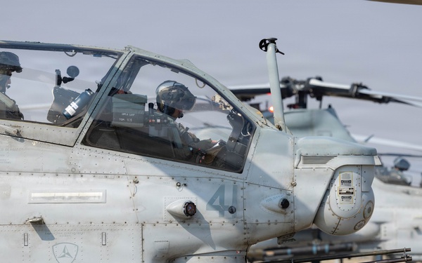 HMLA-369 departs Osan Air Base