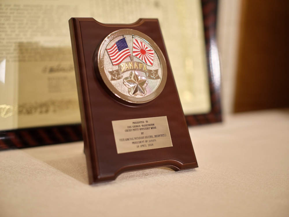 CFAY Receives Letter of Appreciation from US and Japan Navy Friendship Association