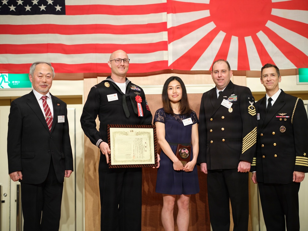 CFAY Receives Letter of Appreciation from US and Japan Navy Friendship Association