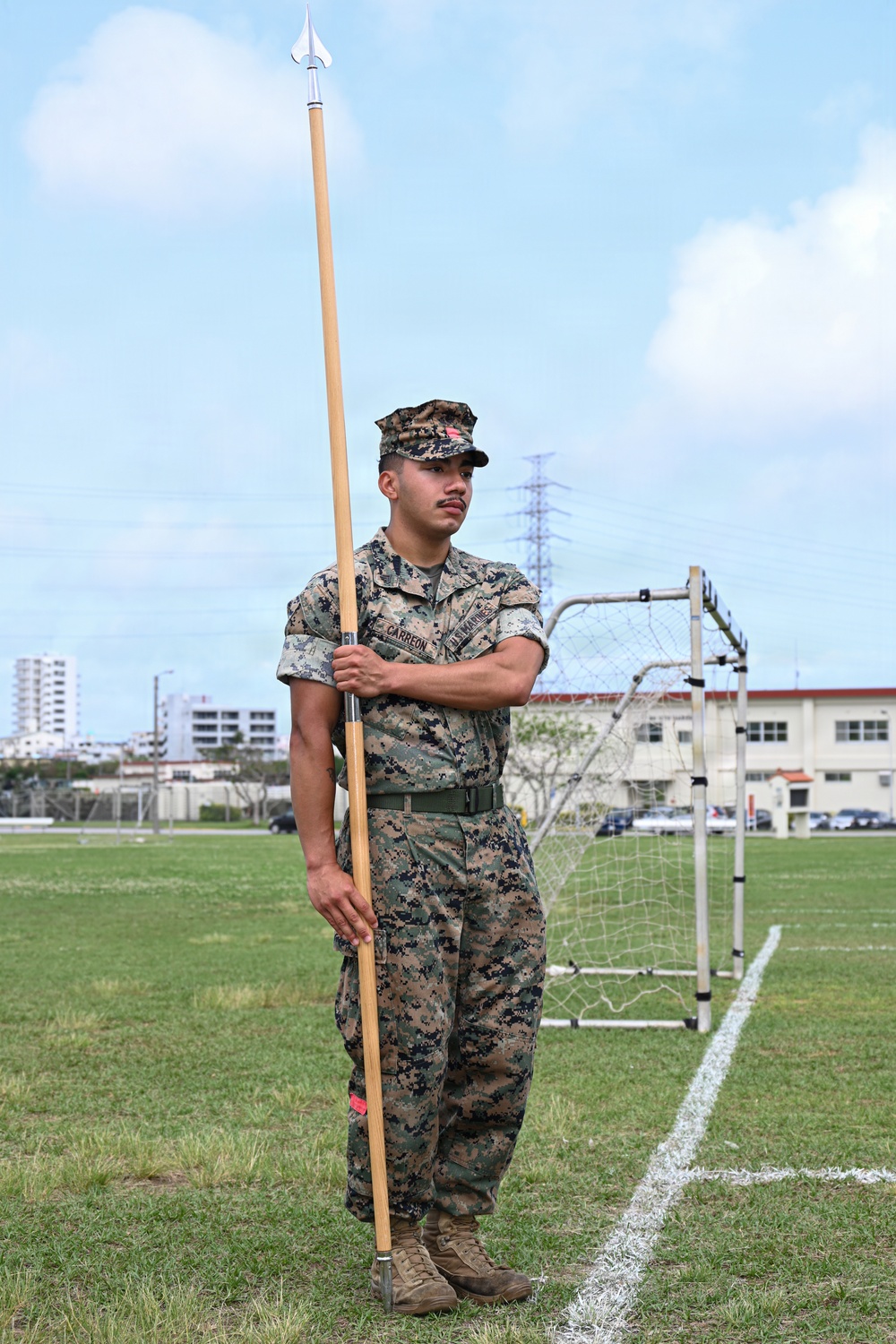 3rd Landing Support Battalion Practices Drill Skills During Corporals Course