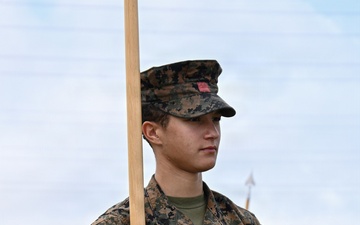 3rd Landing Support Battalion Practices Drill Skills During Corporals Course