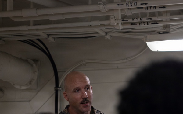 11th MEU Marines, Sailors Conduct Critical Stress Training Aboard USS Boxer