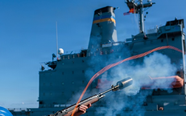 Replenishment-at-Sea aboard USS Gonzalez (DDG 66)