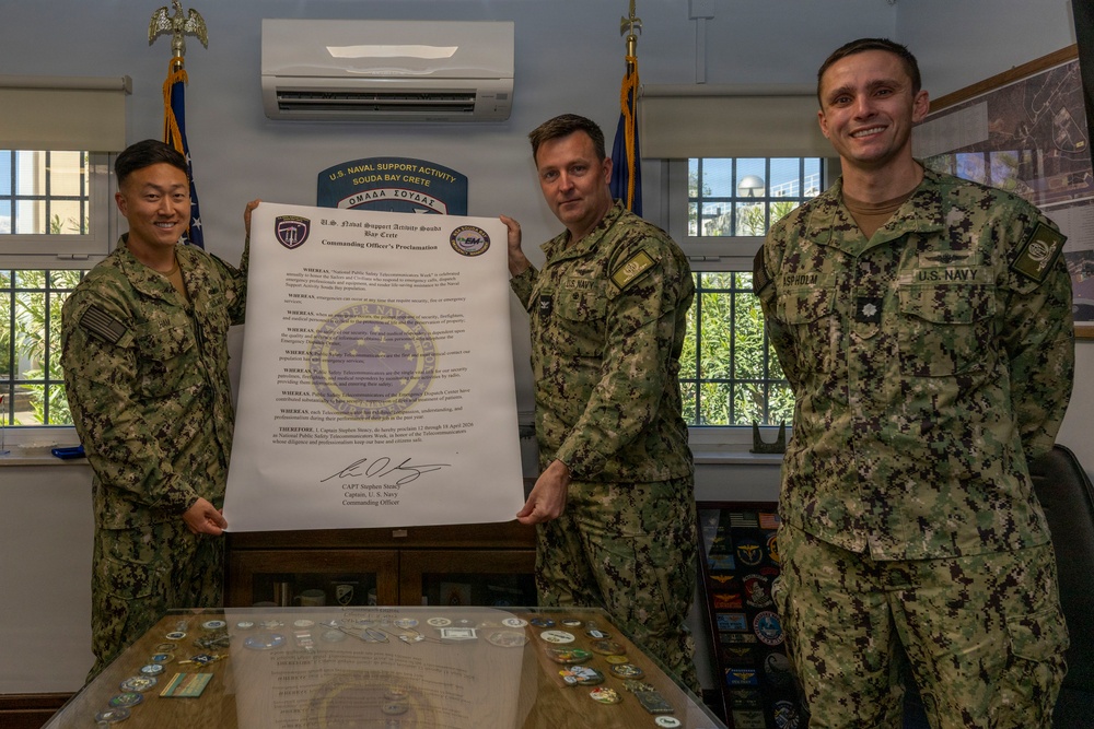 Nation Public Safety Telecommunicators Week at NSA Souda Bay