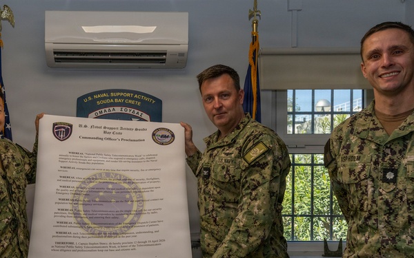 Nation Public Safety Telecommunicators Week at NSA Souda Bay
