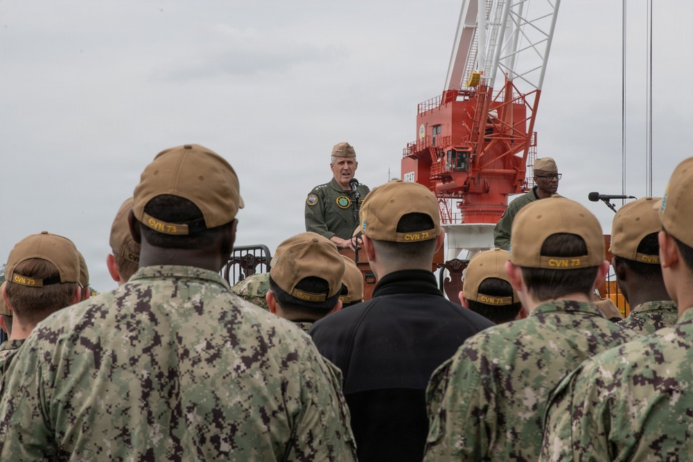 George Washington hosts Pacific Fleet