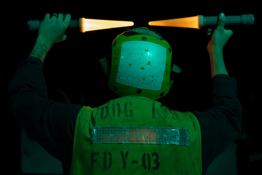 USS Delbert D. Black (DDG 119) Conducts Flight Operations