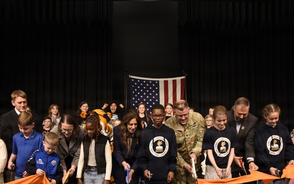 Sembach Elementary School ribbon cutting