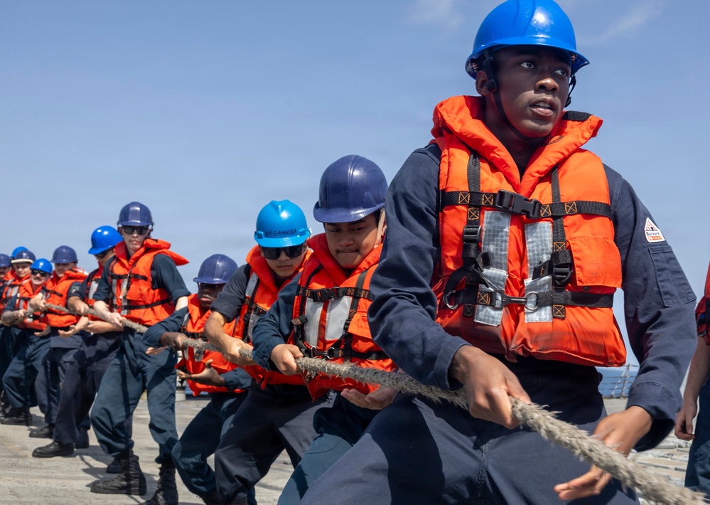 Delbert D. Black Conducts a Replenishment-at-Sea