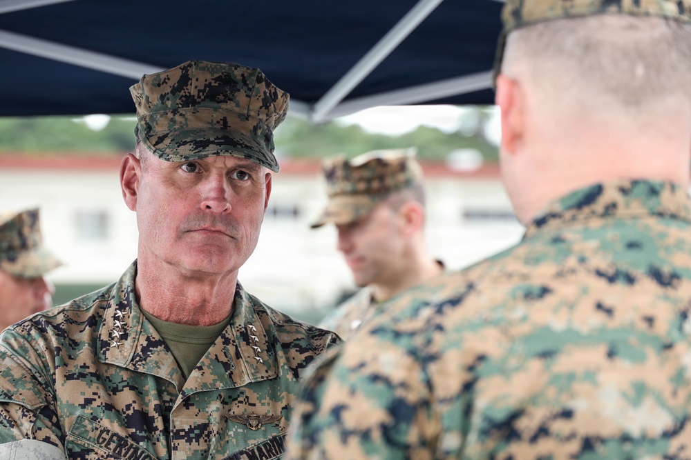 The 38th Assistant Commandant of the Marine Corps visits III MEF Marines