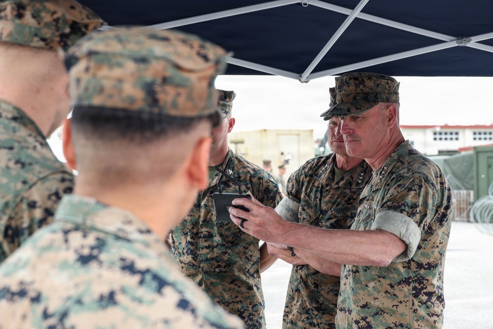 The 38th Assistant Commandant of the Marine Corps visits III MEF Marines