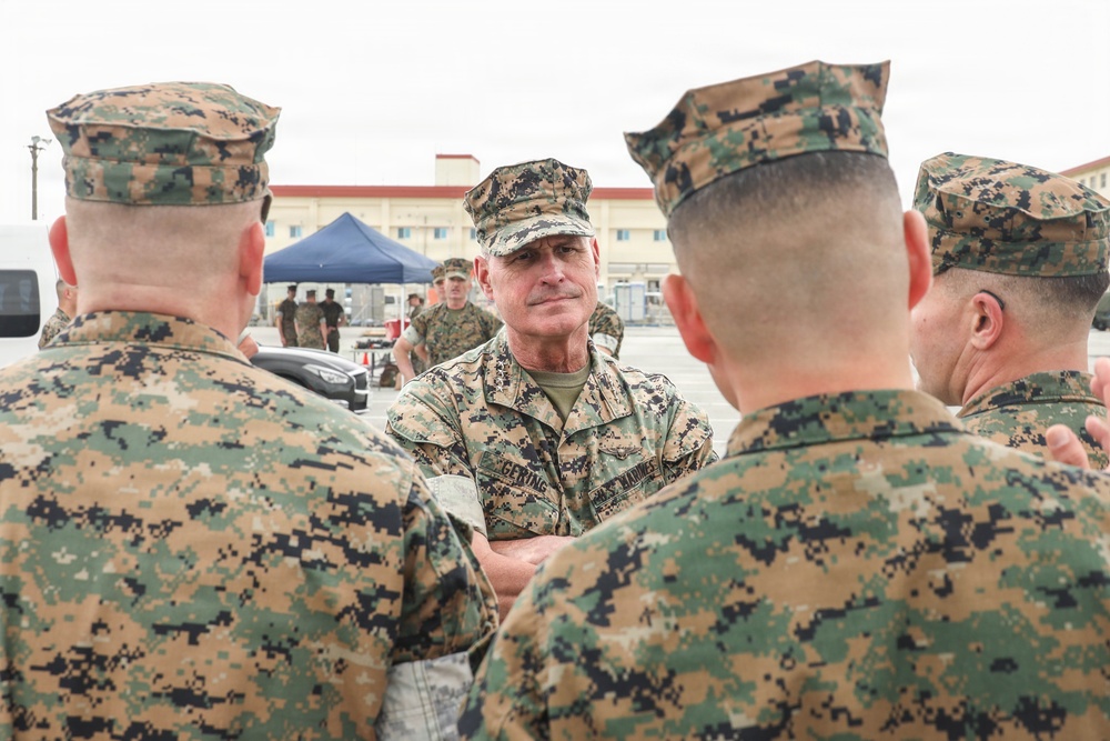 The 38th Assistant Commandant of the Marine Corps visits III MEF Marines