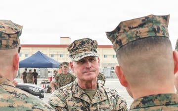 The 38th Assistant Commandant of the Marine Corps visits III MEF Marines