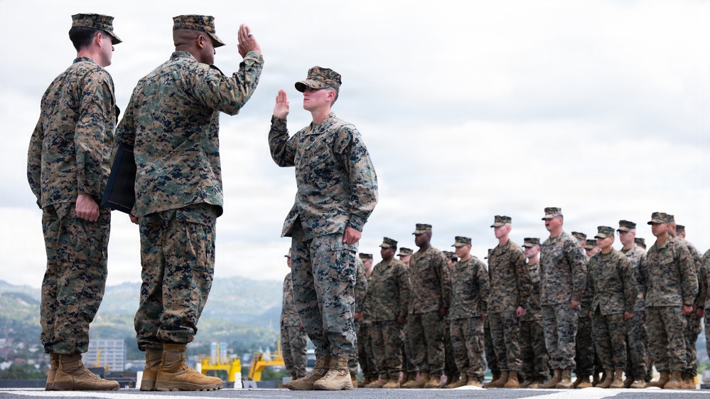 15th MEU Marine Earns Meritorious Staff Sergeant Promotion, NCO of the Year Service-Level Award Amid TF Ashland Deployment