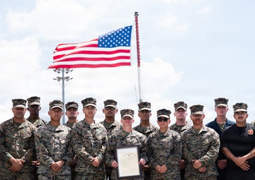 15th MEU Marine Earns Meritorious Staff Sergeant Promotion, NCO of the Year Service-Level Award Amid TF Ashland Deployment