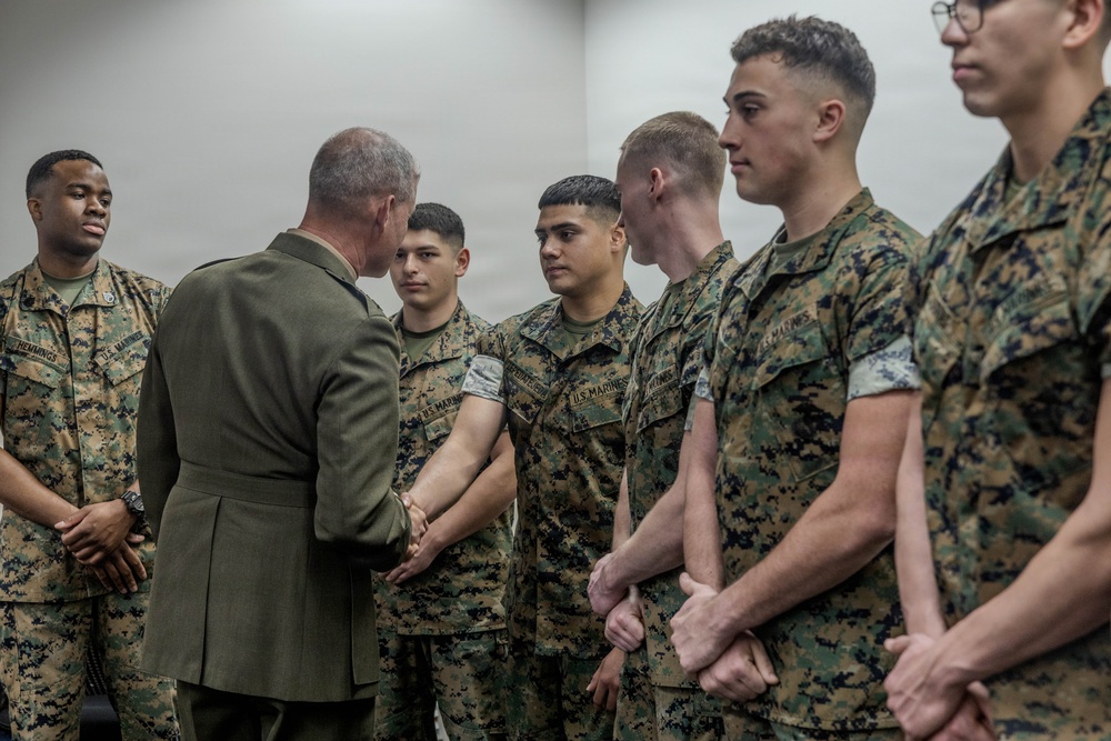 The 38th Assistant Commandant of the Marine Corps visits U.S. Embassy Tokyo