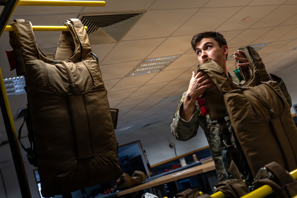 86th’s Aircrew Flight Equipment shop keeps aircrew rigged and ready