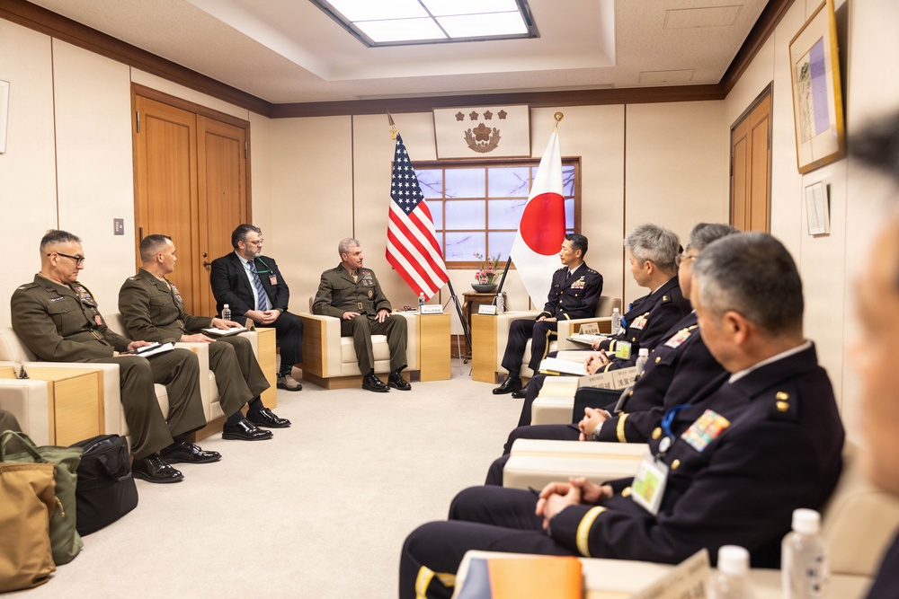 The 38th Assistant Commandant of the Marine Corps tours Tokyo