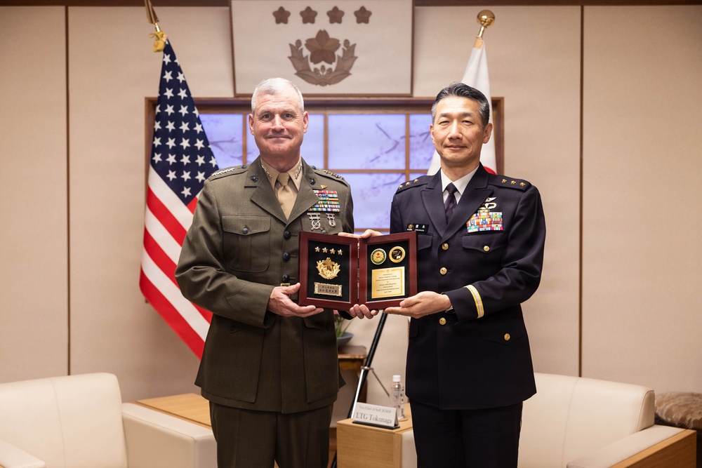 The 38th Assistant Commandant of the Marine Corps tours Tokyo