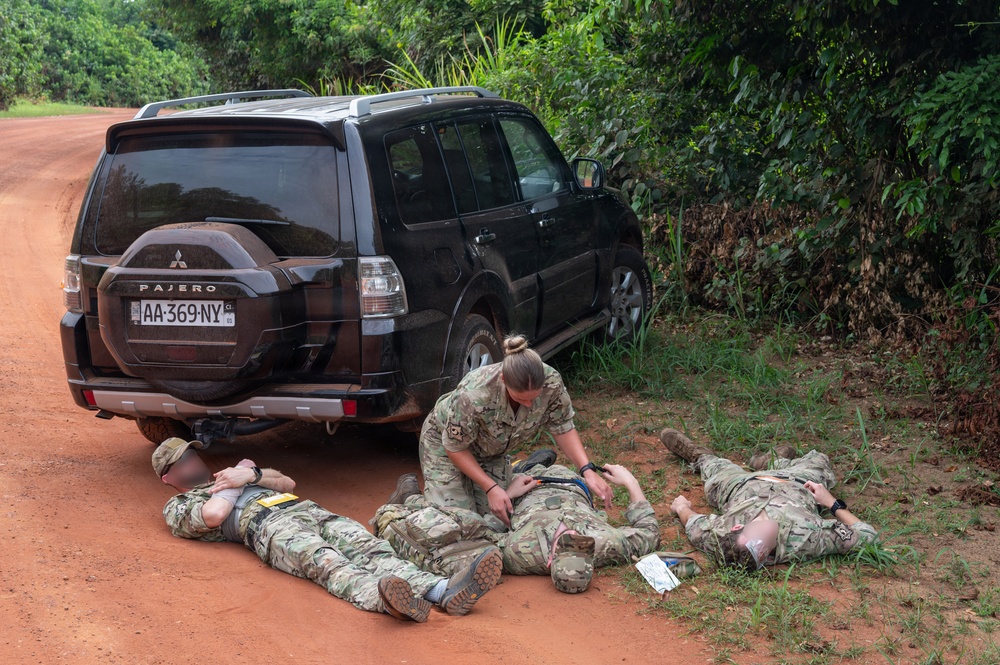 Dutch Armed Forces host mass casualty event during Flintlock 2026