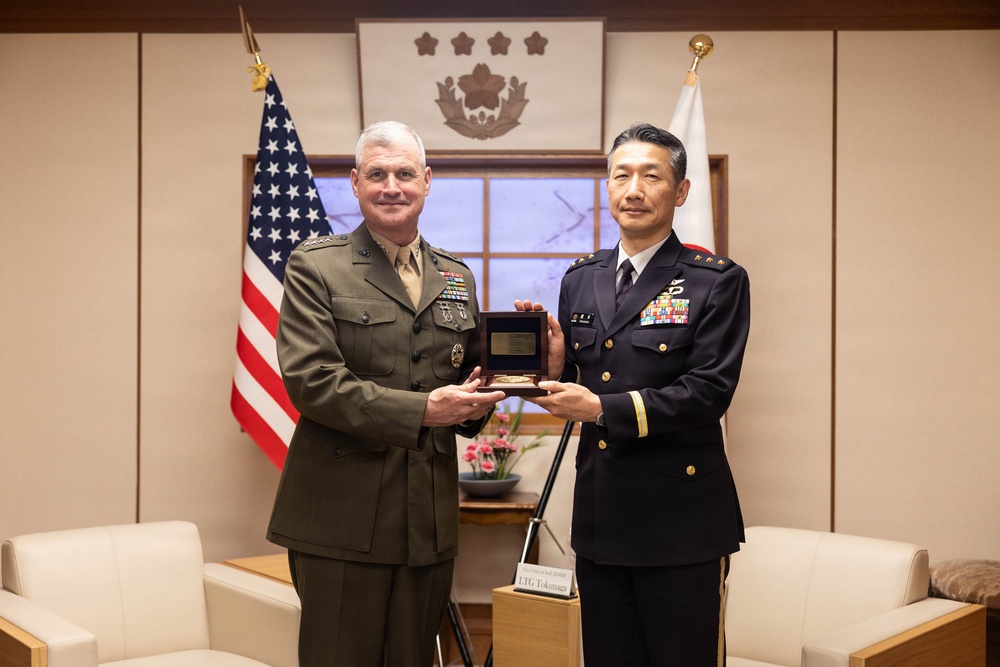 The 38th Assistant Commandant of the Marine Corps tours Tokyo