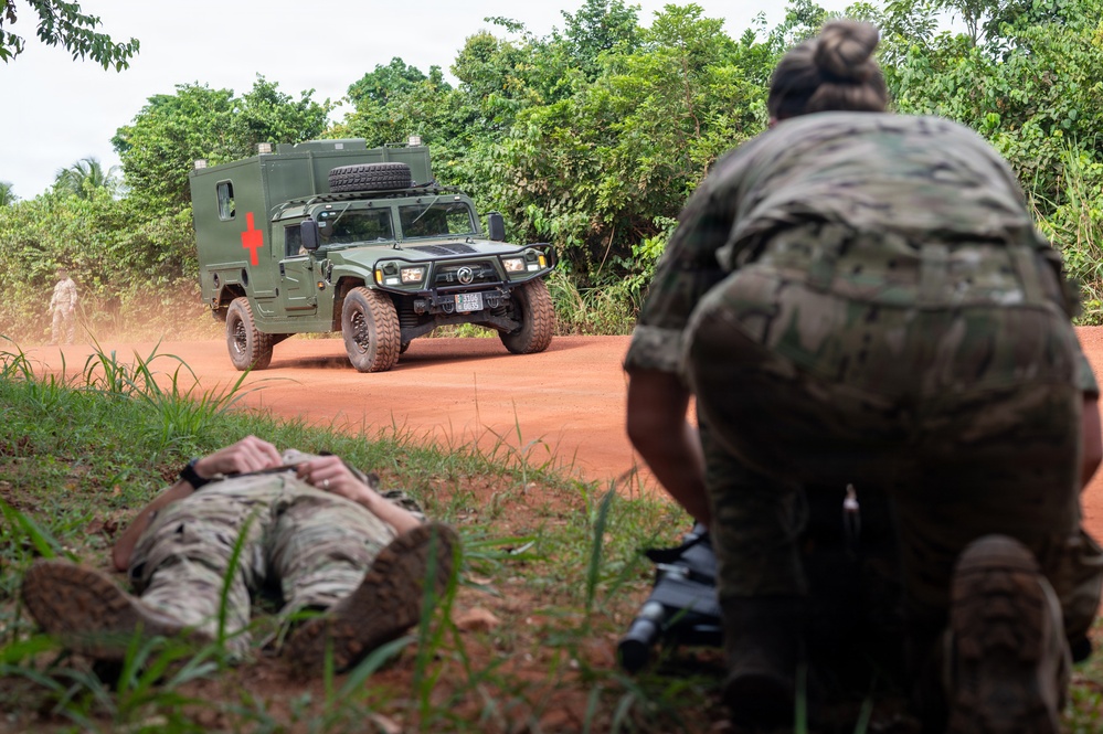 Dutch Armed Forces host mass casualty event during Flintlock 2026