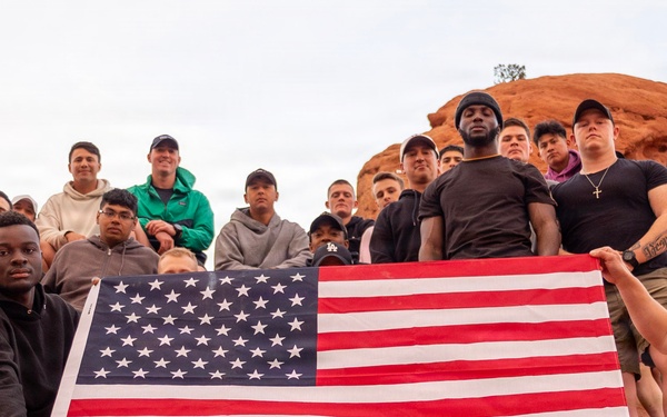 4-9 IN Manchu Reenlistment Ceremony at Garden of the Gods