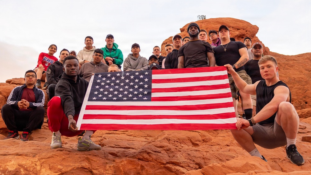 4-9 IN Manchu Reenlistment Ceremony at Garden of the Gods