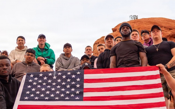 4-9 IN Manchu Reenlistment Ceremony at Garden of the Gods