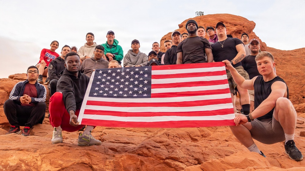 4-9 IN Manchu Reenlistment Ceremony at Garden of the Gods