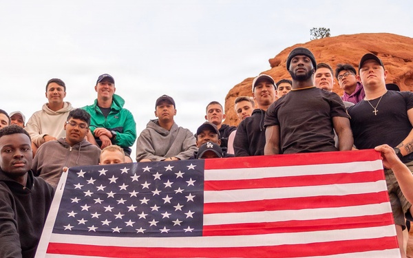 4-9 IN Manchu Reenlistment Ceremony at Garden of the Gods