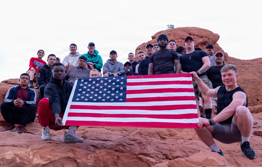4-9 IN Manchu Reenlistment Ceremony at Garden of the Gods