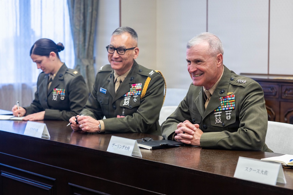 The 38th Assistant Commandant of the Marine Corps tours Tokyo