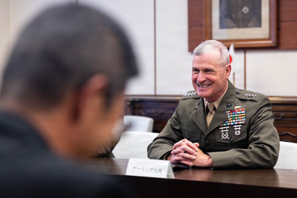 The 38th Assistant Commandant of the Marine Corps tours Tokyo