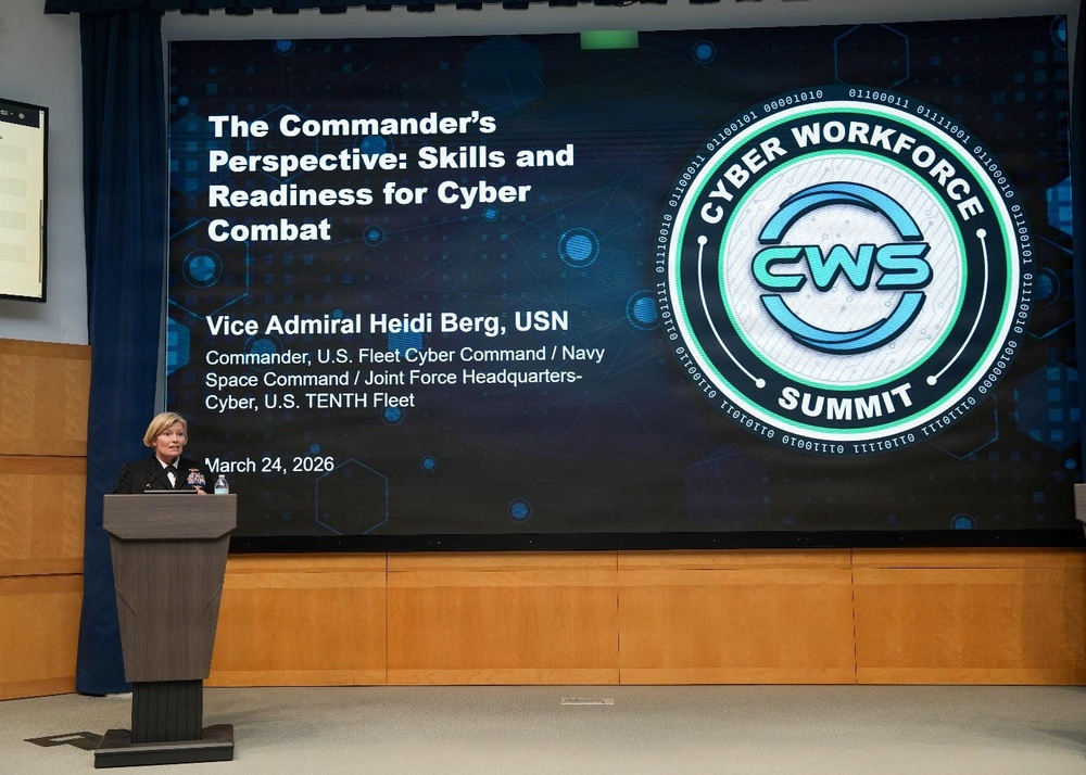 Commander U.S. Fleet Cyber Command, Navy Space Command, U.S. 10th Fleet Attends Cyber Workforce Summit 2.0