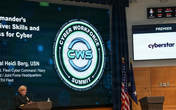 Commander U.S. Fleet Cyber Command, Navy Space Command, U.S. 10th Fleet Attends Cyber Workforce Summit 2.0